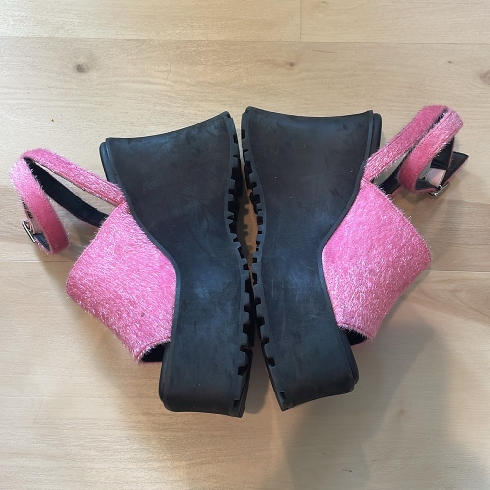 dELiA*s by Dolls Kill Pink bubblegum ahead of the game pink Platform Sandals - Picture 6 of 10